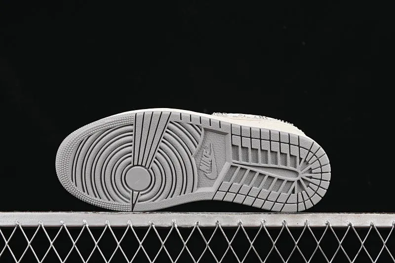 All categories Air Jordan Jordan series basketball shoes Air Jordan 1 Low Air Jordan 1 Low AJ1 Joe 1 flash diamond white crack low-top cultural casual sneakers IH7323-100